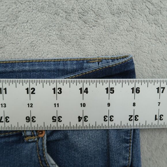 International Concepts Jeans Women's Size 6 Blue Low-Rise Skinny Leg 30" Inseam - Picture 2 of 15